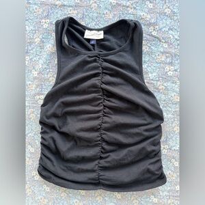 Universal Thread Women's Black Gathered Tank Top